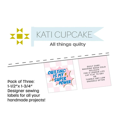 Super Power Sew in Labels by Kati Cupcake