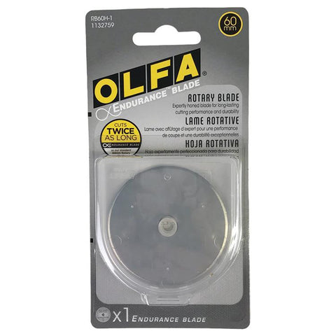 Olfa 60mm Endurance Rotary Blade 1pk