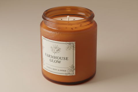 Scented jar candles