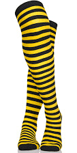 Black Yellow stockings
